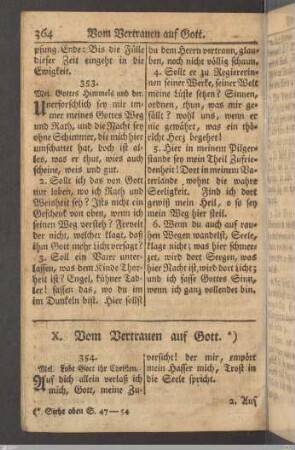 X. Vom Vertrauen auf Gott.