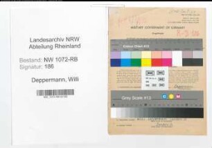 Entnazifizierung Willi Deppermann , geb. 04.10.1911 (Arbeiter)
