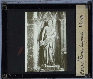 Florenz, S. Maria del Fiore (Dom),Florenz, Campanile di Giotto : Campanile, Skulptur in Nische: Sibylle von Erythrai [?]