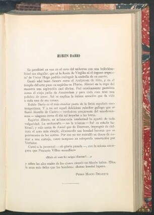 Rubén Darío