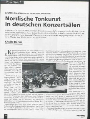 Deutsch-Skandinavische Jugendphilharmonie: Nordische Tonkunst in deutschen Konzertsälen