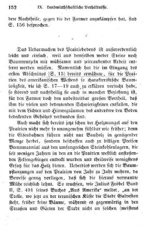 Leichtigkeit des Urbarmachens der Prairie.
