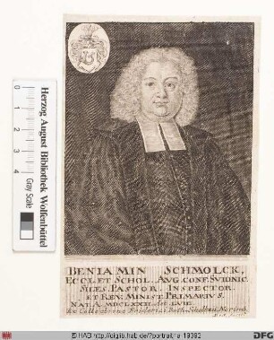 Bildnis Benjamin Schmolck