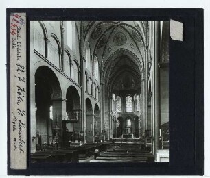 Köln, St. Kunibert : Innenansicht, Blick nach O