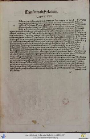 Transitus ad Pylatum. Caput. XIIII.