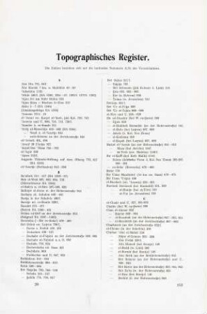 153-158 Topographisches Register