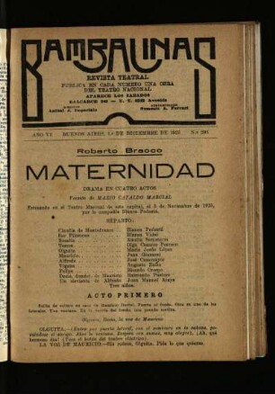Maternidad : drama en cuatro actos
