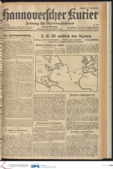 Hannoverscher Kurier : Hannoversches Tageblatt ; Morgenzeitung für Niedersachsen