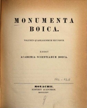 Monumenta Boica. 42 = Collectio nova 15, Monumenta Episcopatus Wirziburgensis : 1352 - 1369