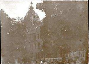 Fischer, Theodor; Jena; Universität - Bauarbeiten Straßenansicht