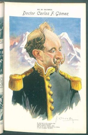 Doctor Carlos F. Gómez - [Caricatura] : De mi Guignol