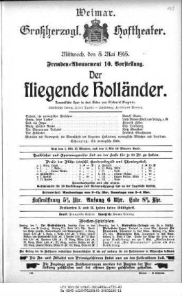 Der fliegende Holländer