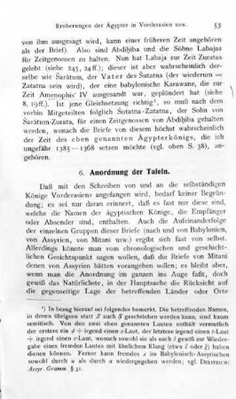 53-59, 6. Anordnung der Tafeln