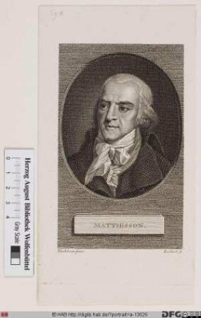 Bildnis Friedrich Matthisson (1809 von)