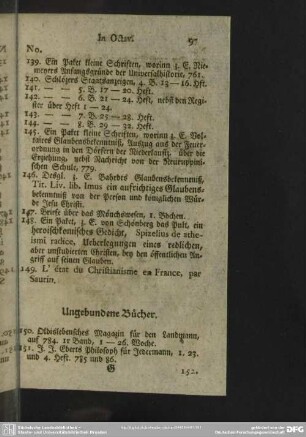 Ungebundene Bücher
