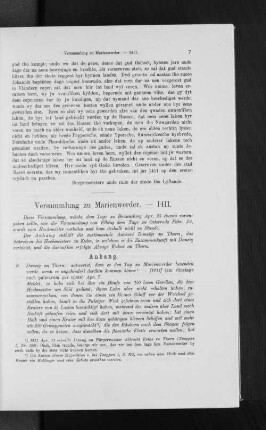 Versammlung zu Marienwerder. - 1411.
