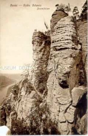 Der Basteifelsen in der Sächsischen Schweiz