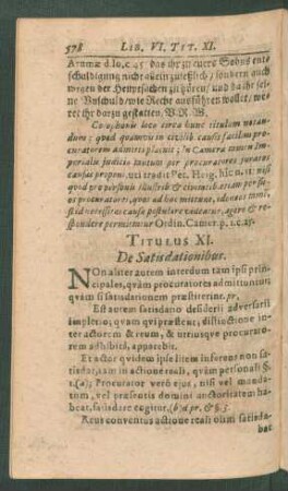 Titulus XI. - XV.