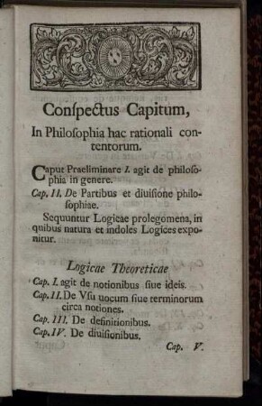 Conspectus capitum ...