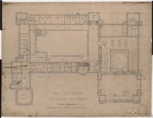 Schloss Posen, Posen Umbau: Grundriss 2. OG 1:100