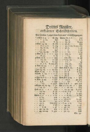Drittes Register, ...