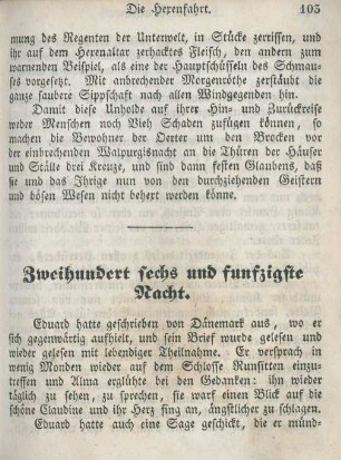 Zweihundert sechs und funfzigste Nacht