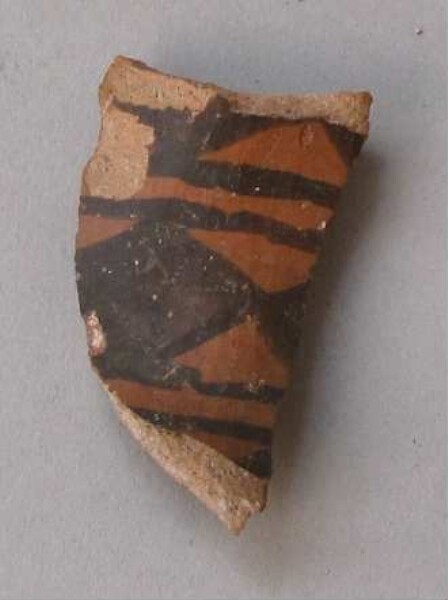 Fragment of a clay vessel