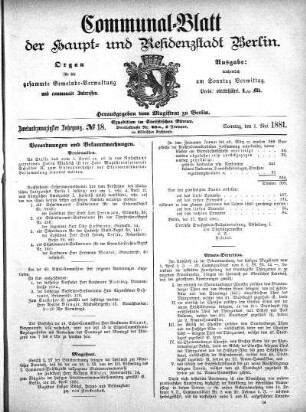 1881,18: No. 18, 1. Mai 1881