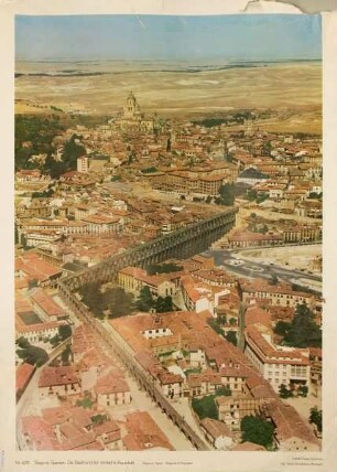 Segovia, Spanien. Die Stadt und der römische Aquädukt