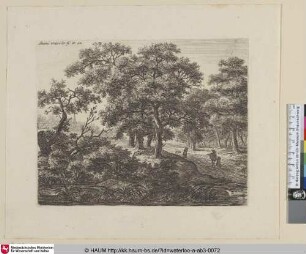 [Landschaft mit vier Bäumen; The three trees]