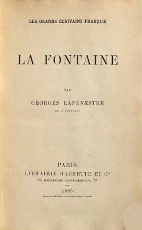 La Fontaine