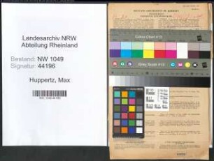 Entnazifizierung Max Huppertz , geb. 11.10.1914 (Kaufmann)