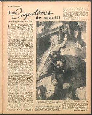 Los cazadores de marfil : Cuento por Roberto Arlt