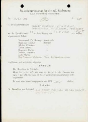 Kaufmann, Rudolf