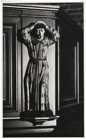 Franziskaner-Klosterkirche, Berlin: Männliche Heiligenfigur