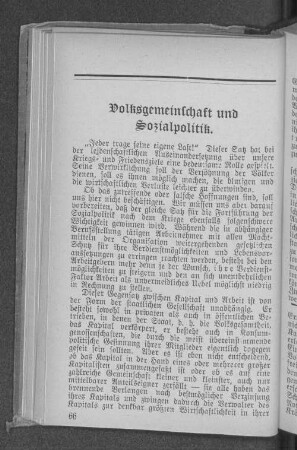 Volksgemeinschaft und Sozialpolitik