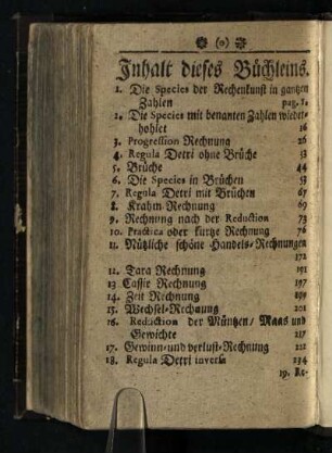 Inhalt dieses Büchleins