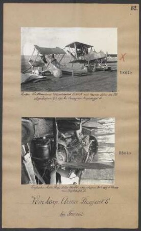 Englischer "Rolls Royce"-Motor 260 PS, abgeschossen südlich Arras von Jagdstaffel 11