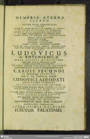 Memoriae Aeterna Sacra