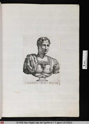 Caligula, IIII. römischer Kaiser.