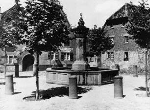 Marktbrunnen; Zwingenberg, Marktplatz