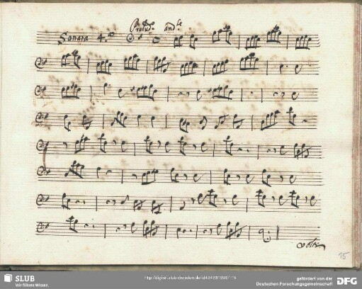 Sonata 4, e-Moll