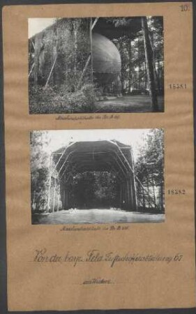 Maschendrahthalle des Bz. B 219