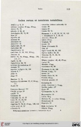 Index rerum et nominum notabilium