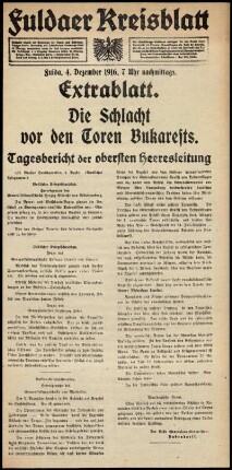 Zweite Ausgabe vom Montag, den 04. Dezember 1916.