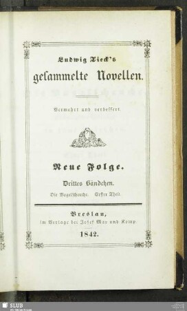 13 = N.F., 3: Die Vogelscheuche : Erster Theil