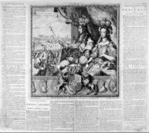 Krönung Wilhelms und Marias zum König bzw. zur Königin von England