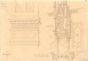 Bürklein, Eduard; Florenz (Italien); Domplatz - Dom (Details)