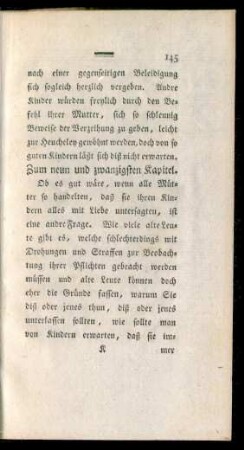 Zum neun und zwanzigsten Kapitel