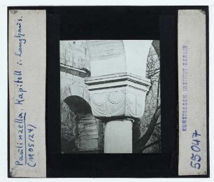 Paulinzella, Kloster Paulinzella : Kapitell im Langhaus